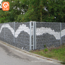 ASTM A975 standard hot galvanized gabion wall cost with CE certificate for garden